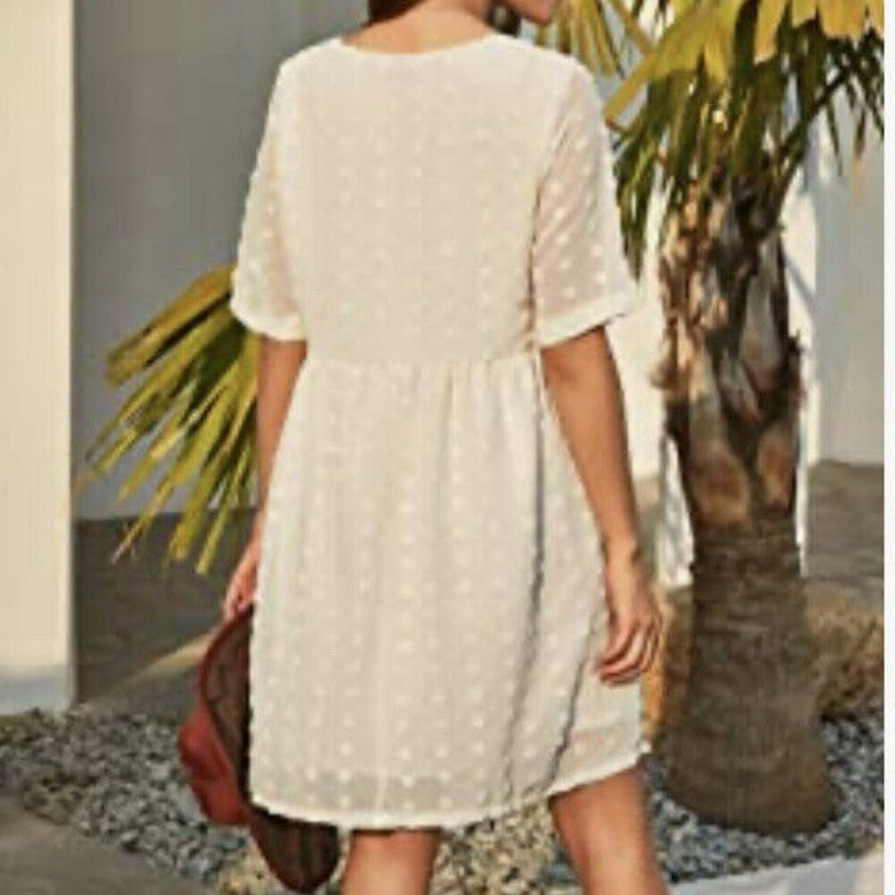 NEW! GRACE KARIN CLIP DOT BABYDOLL DRESS - Picture 5 of 5